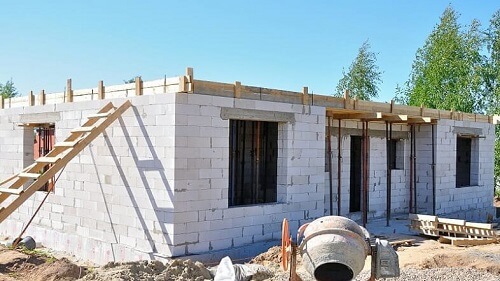 Кладка стен из газосиликатных блоков в Слониме