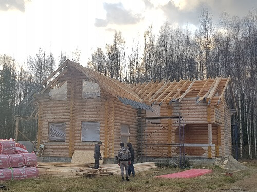Монтаж кровли из металлочерепицы в Слониме