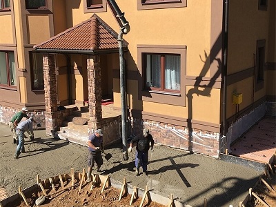 Укладка дорожек на даче и участке в Слониме